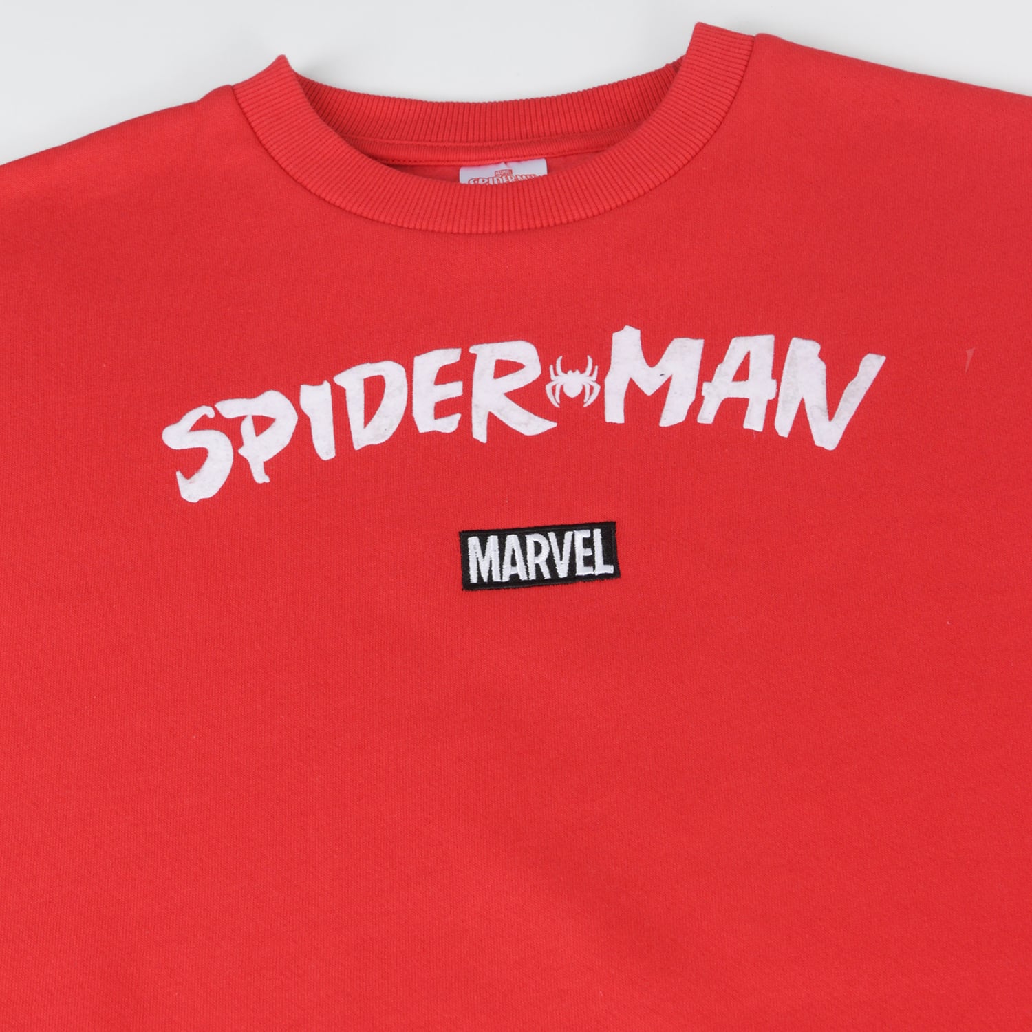 POLERON CERRADO NIÑO SPIDERMAN BACK PRINT ROJO MARVEL - 3