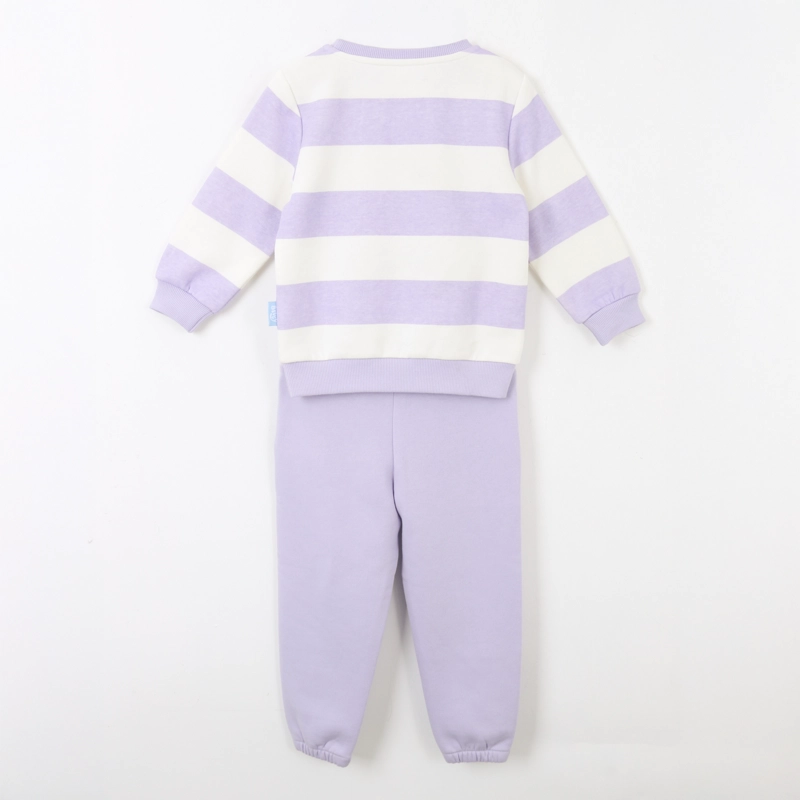 CONJUNTO BUZO NIÑA RAYAS LETS DANCE MORADO BINGO & BLUEY - 2