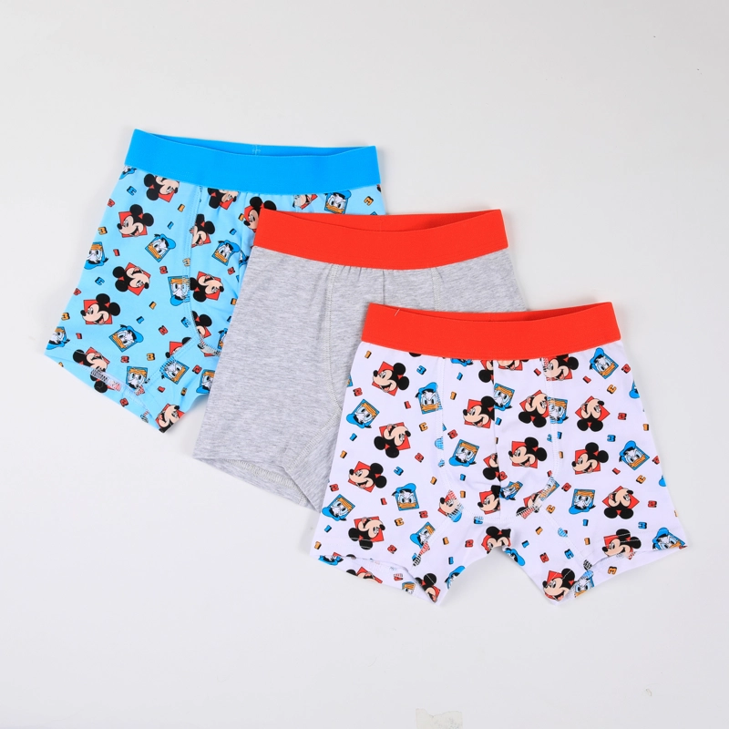 TRIPACK BOXER NIÑO FULL PRINT MICKEY & DONALD BLANCO DISNEY - 1