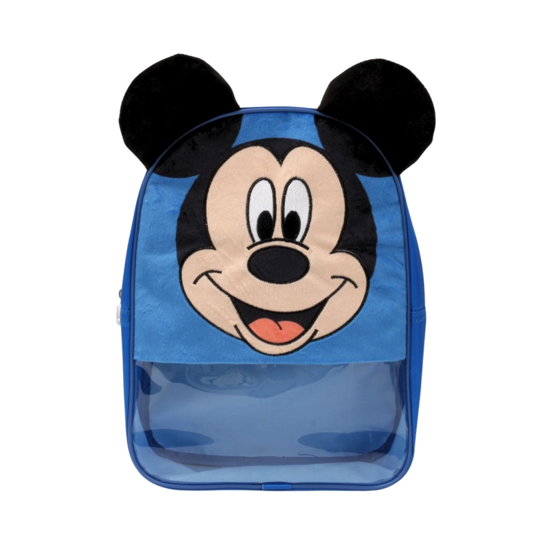 MOCHILA ESCOLAR NIÑO OREJAS MICKEY AZUL DISNEY - 1