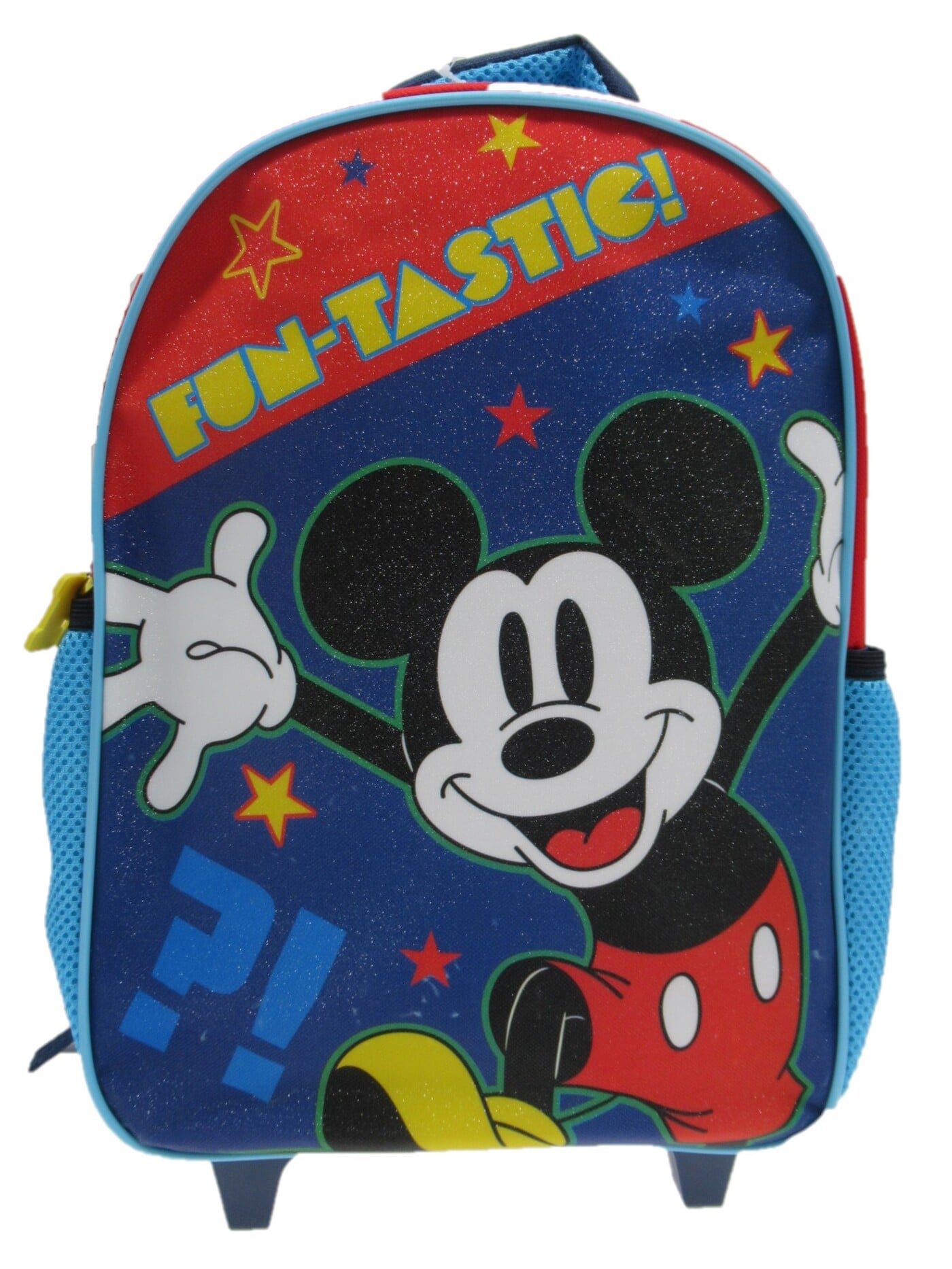 MOCHILA ESCOLAR CON RUEDAS NINO FUNTASTIC MICKEY AZUL DISNEY