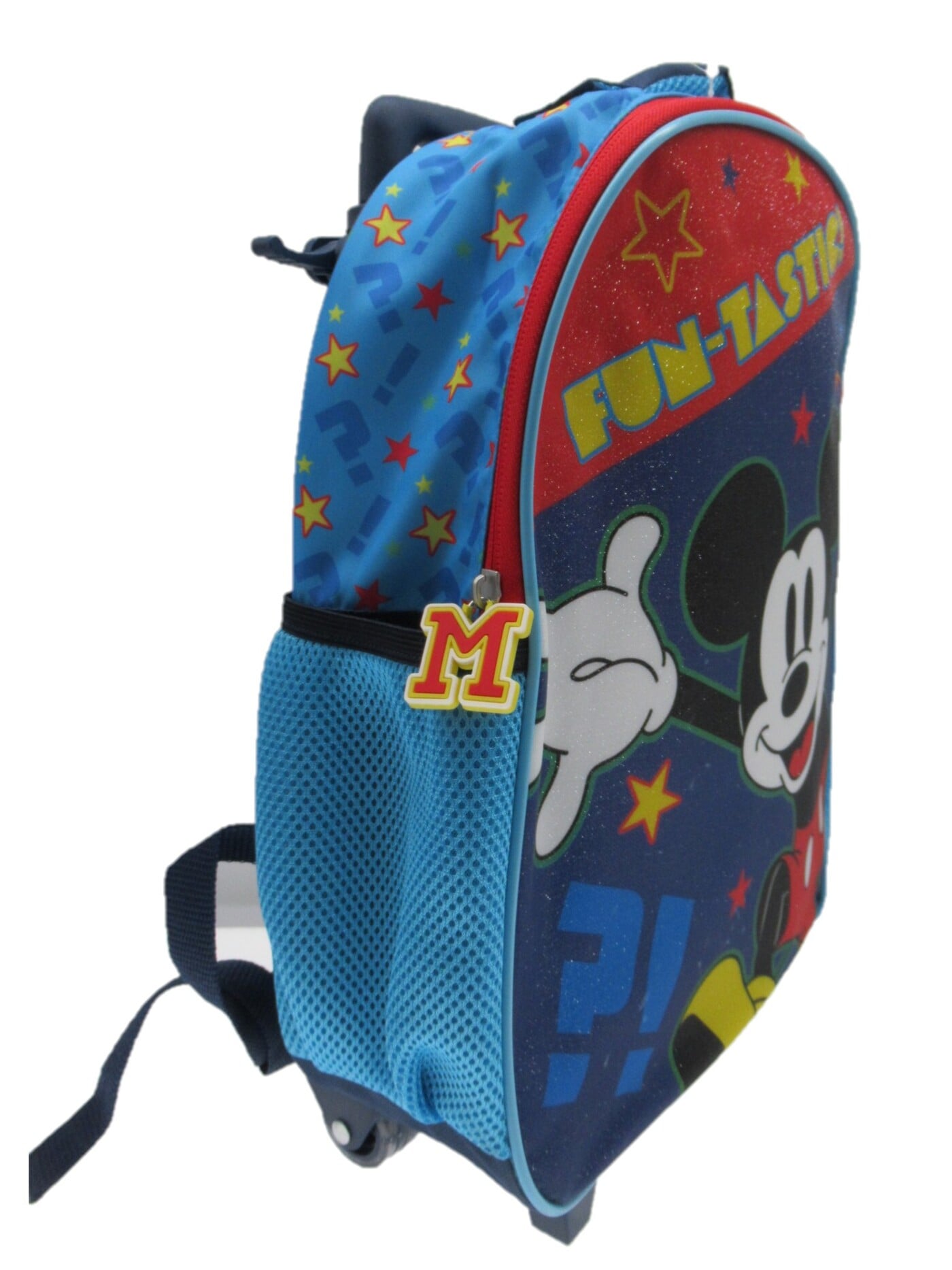 MOCHILA ESCOLAR CON RUEDAS NIÑO FUNTASTIC MICKEY AZUL DISNEY - 2