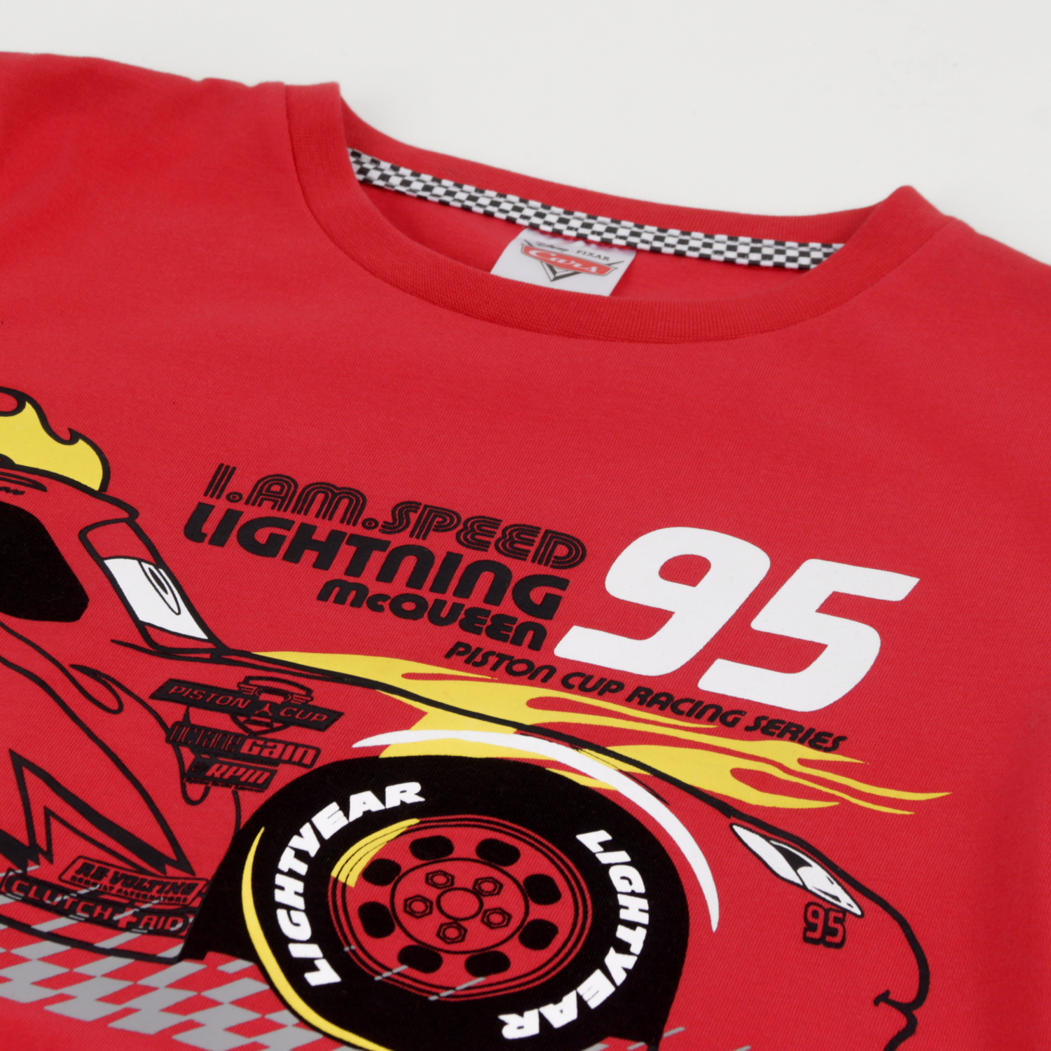 POLERA MANGA LARGA NIÑO RAYO MCQUEEN CARS ROJO DISNEY - 3