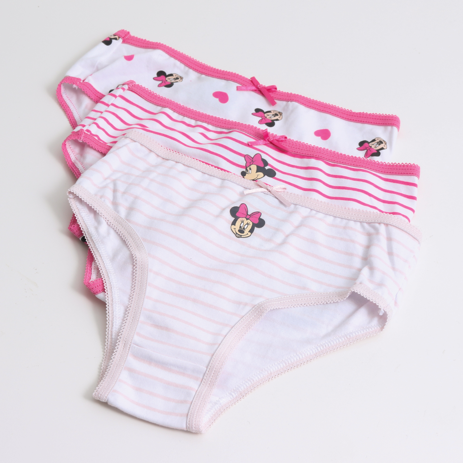 TRIPACK CALZON NIÑA FULL PRINT MINNIE ROSADO DISNEY - 1