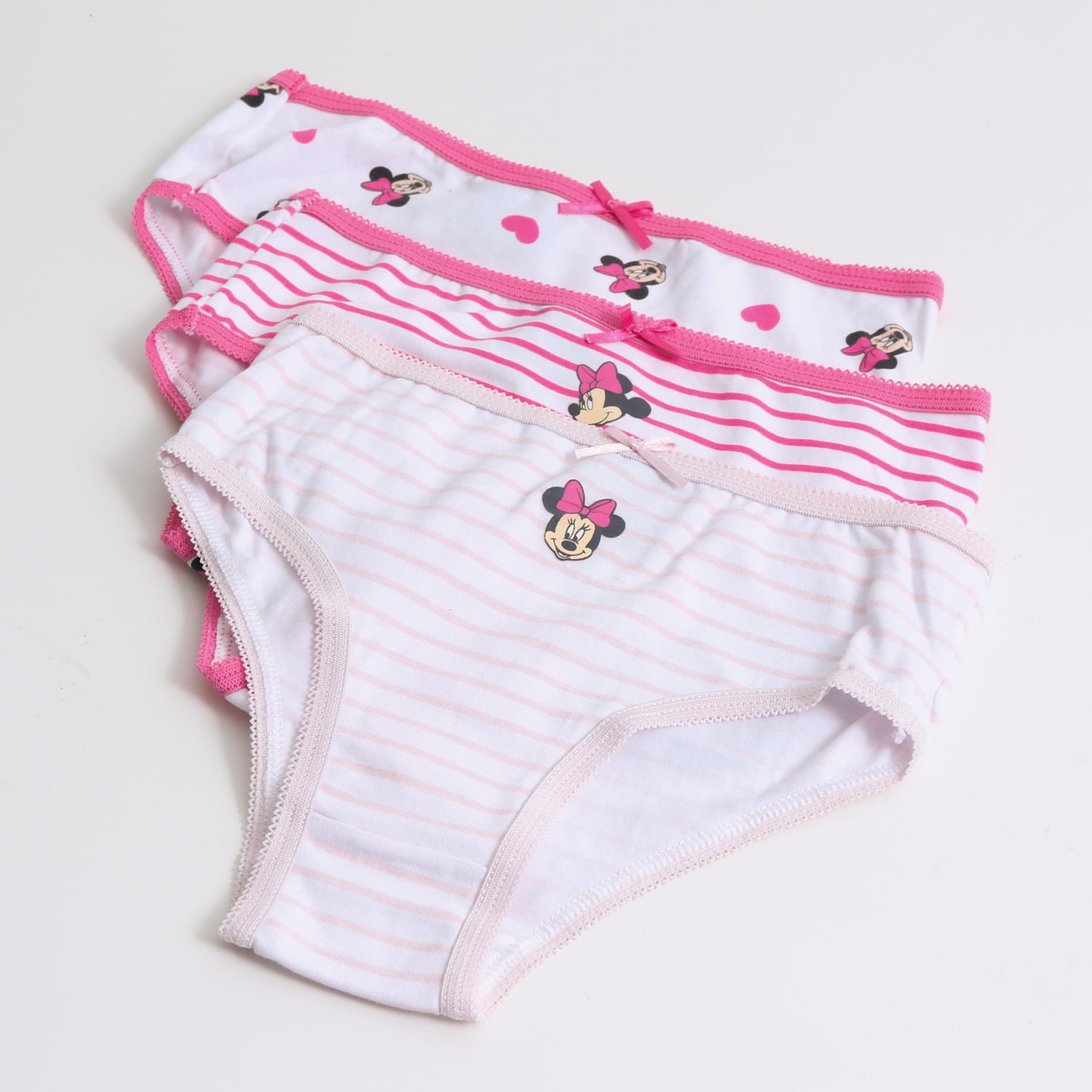 TRIPACK CALZON NIÑA FULL PRINT MINNIE ROSADO DISNEY - 1