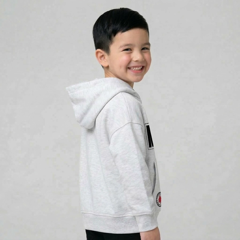 POLERON CERRADO NIÑO HOODIE SPIDERMAN BLANCO MARVEL - 2
