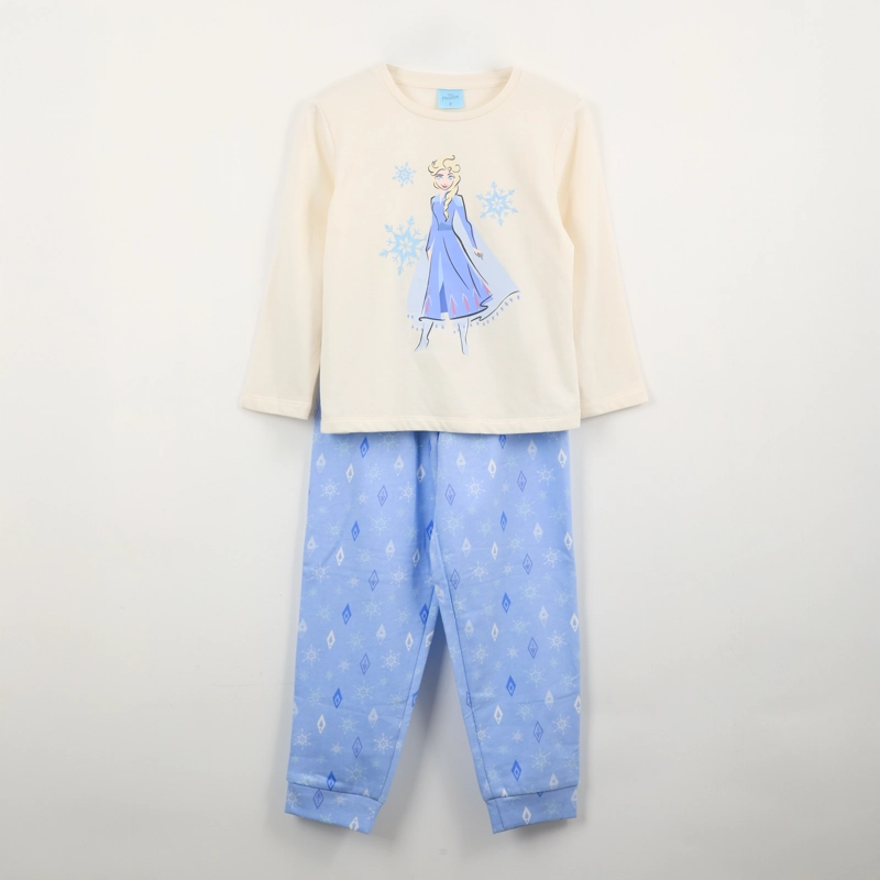 PIJAMA MANGA LARGA ELSA FROZEN BEIGE DISNEY - 1