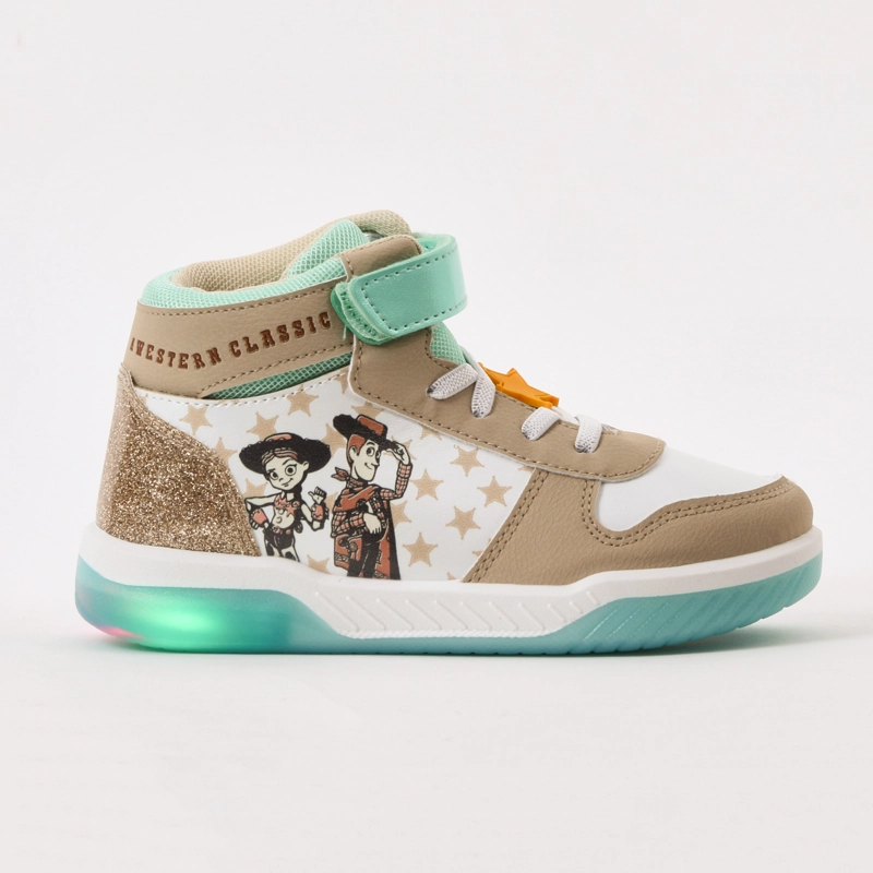 ZAPATILLA LUCES NIÑA WOODY & JESSIE TOY STORY BLANCO DISNEY - 1