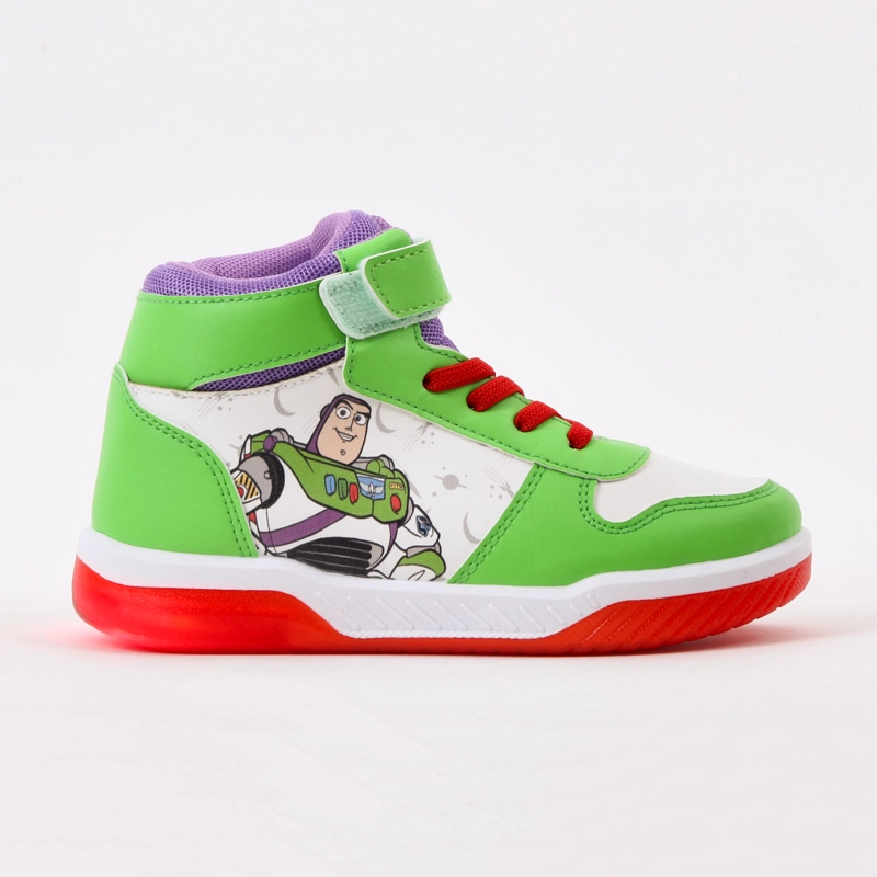 ZAPATILLA LUCES NIÑO BUZZ LIGHTYEAR TOY STORY VERDE DISNEY - 1