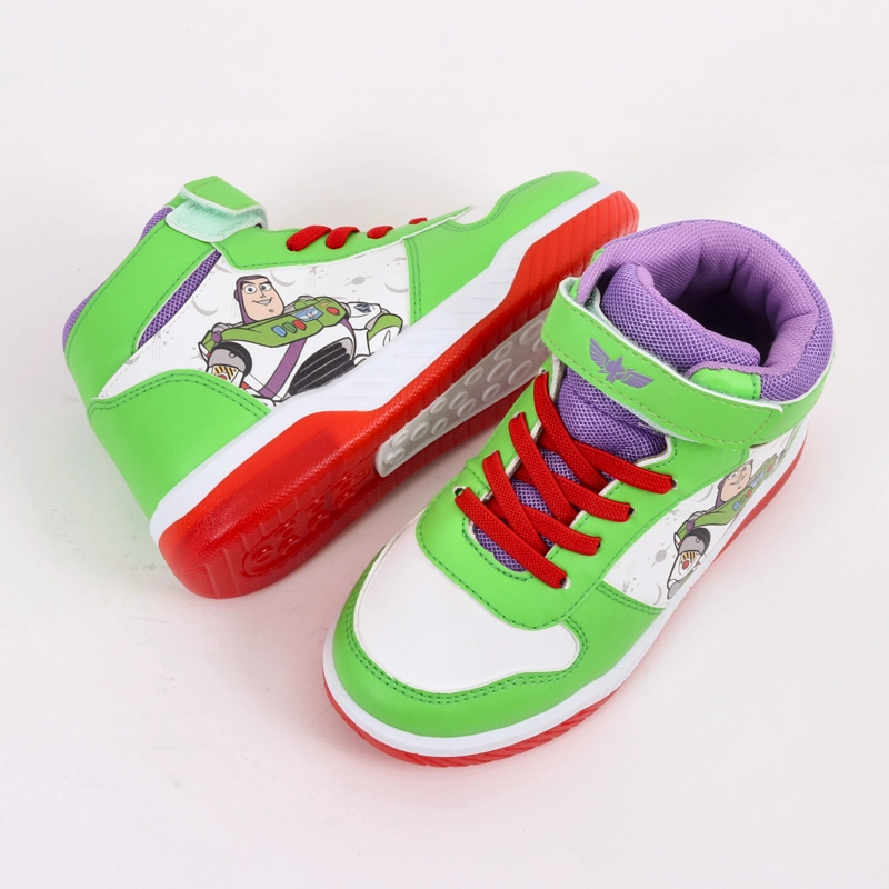 ZAPATILLA LUCES NIÑO BUZZ LIGHTYEAR TOY STORY VERDE DISNEY - 4