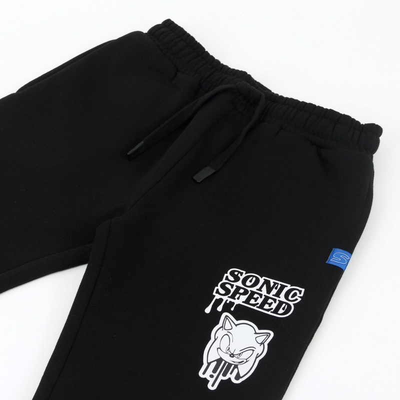 PANTALON DE BUZO SPEED NEGRO SONIC - 3