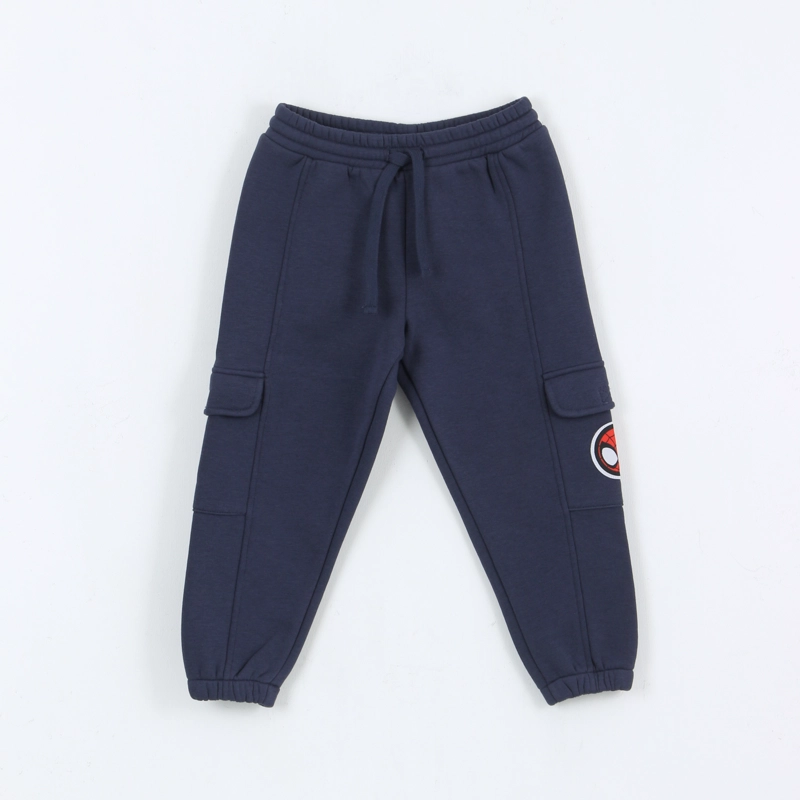 PANTALON DE BUZO NIÑO CARGO SPIDEY AZUL MARINO MARVEL - 1