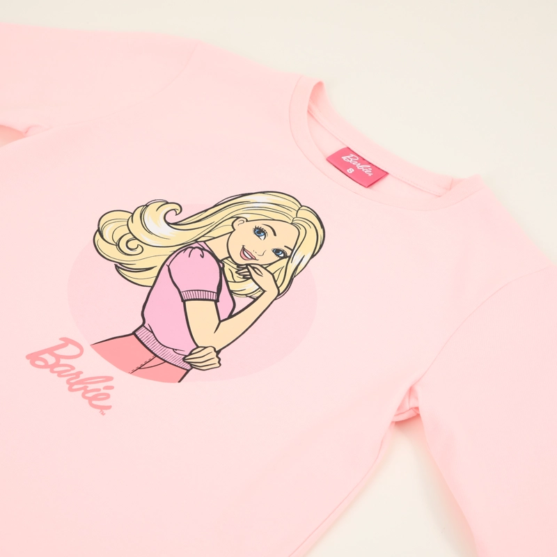 PIJAMA MANGA LARGA NIÑA MUÑECA ROSADO BARBIE - 3