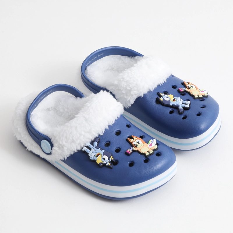 ZUECO DE EVA NIÑO CHIPORRO PINS AZUL MARINO BLUEY - 2