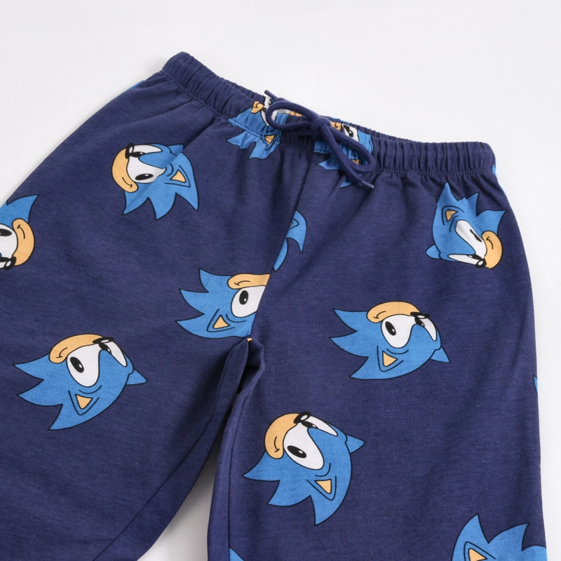 PIJAMA MANGA LARGA FULL PRINT CARAS AZUL SONIC - 4