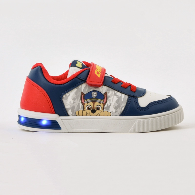ZAPATILLA LUCES NIÑO VELCRO CHASE AZUL PAW PATROL - 1