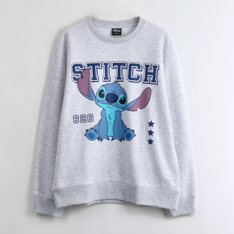 POLERON CERRADO NIÑA LILO & STITCH GRIS DISNEY - 3
