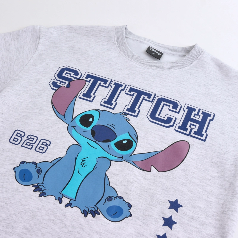 POLERON CERRADO NIÑA LILO & STITCH GRIS DISNEY - 4
