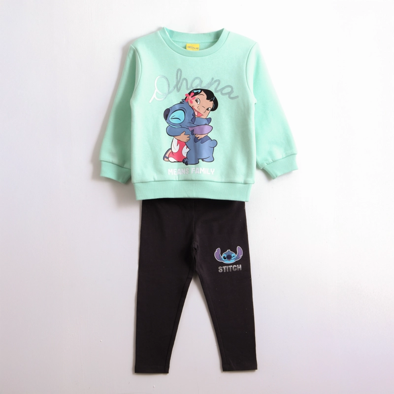 CONJUNTO NIÑA OHANA LILO & STITCH CELESTE DISNEY - 1
