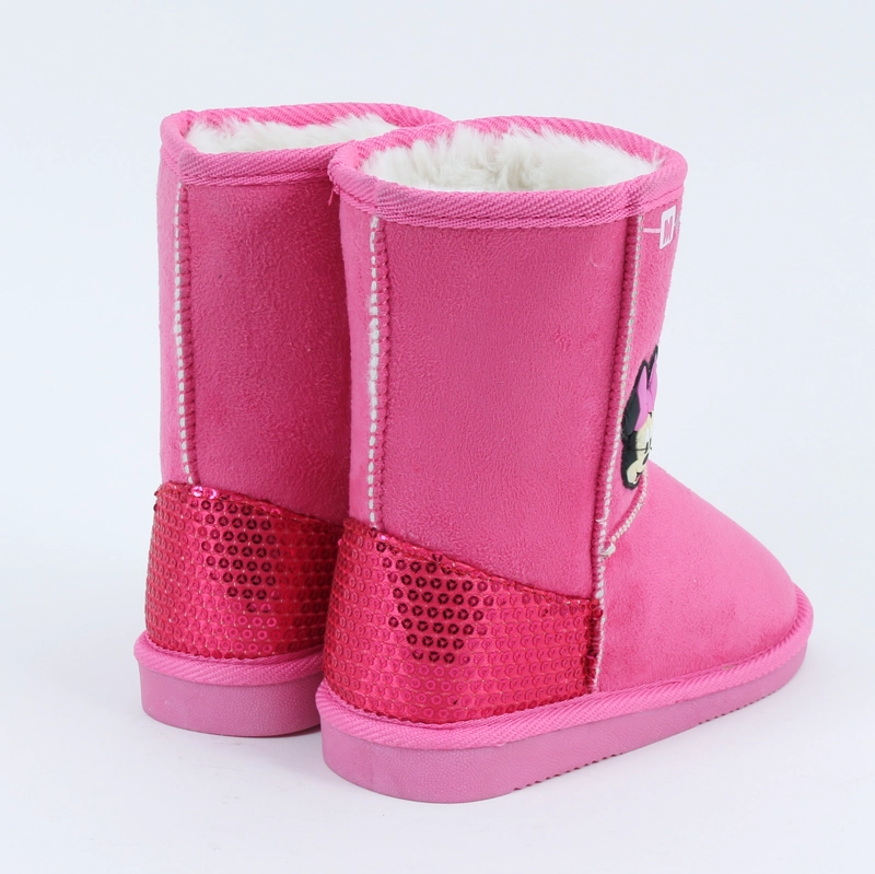 BOTA NIÑA CHIPORRO LENTEJUELAS MINNIE ROSADO DISNEY - 3