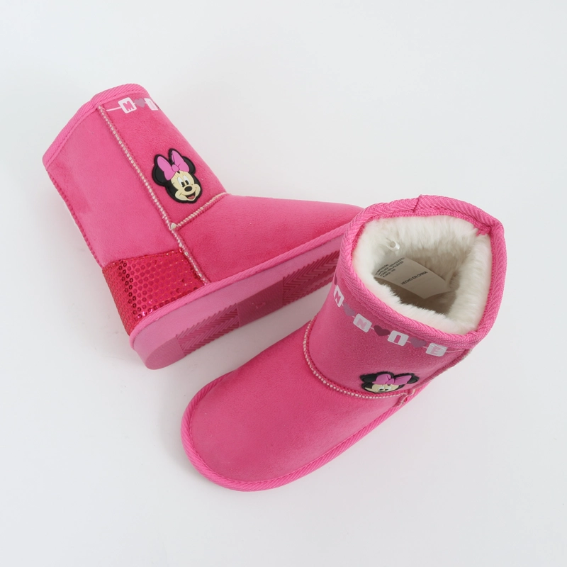 BOTA NIÑA CHIPORRO LENTEJUELAS MINNIE ROSADO DISNEY - 4
