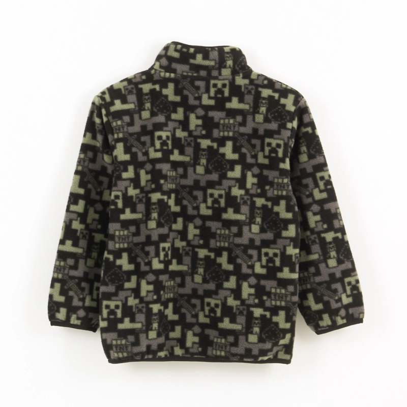 POLAR NIÑO FULL PRINT GRIS MINECRAFT - 2