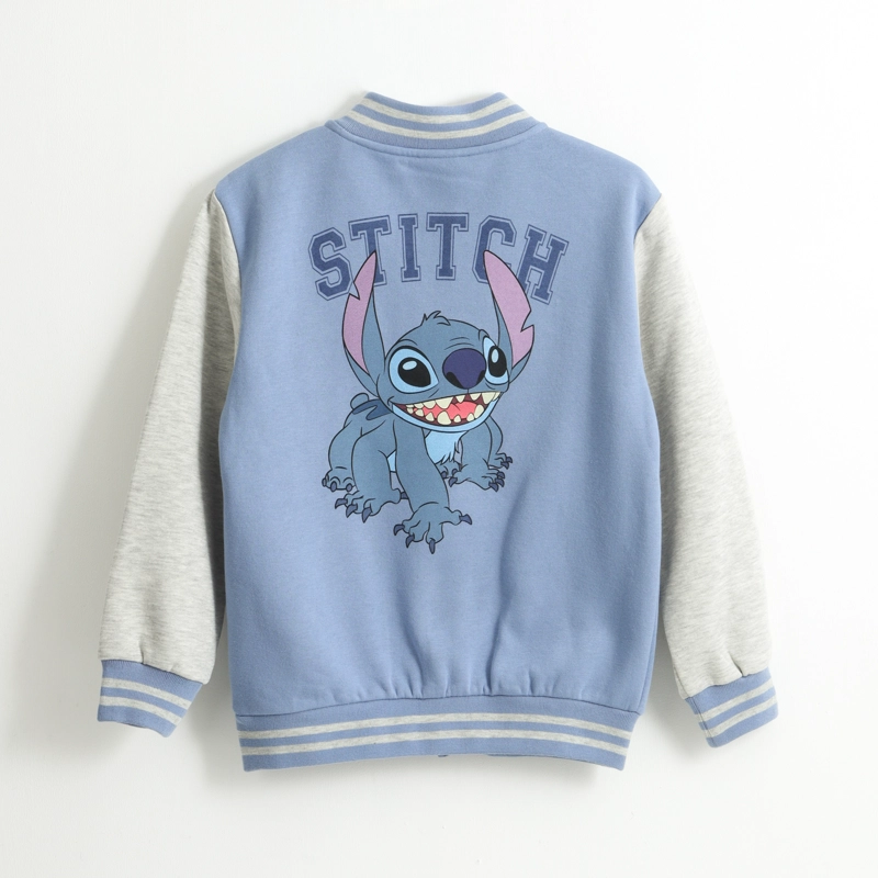 CHAQUETA NIÑA BOMBER COLLEGE LILO & STITCH CELESTE DISNEY - 2