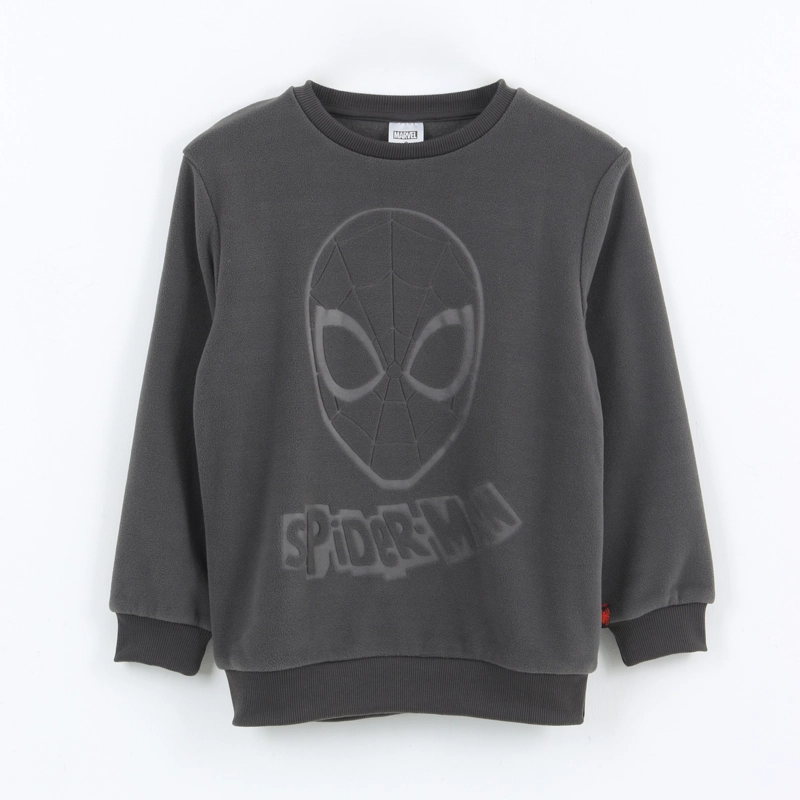 POLAR NIÑO DISEÑO FRONTAL SPIDERMAN GRIS MARVEL - 1
