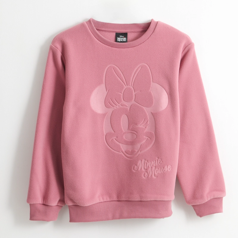 POLAR NIÑA DISEÑO FRONTAL MINNIE MOUSE ROSADO DISNEY - 1
