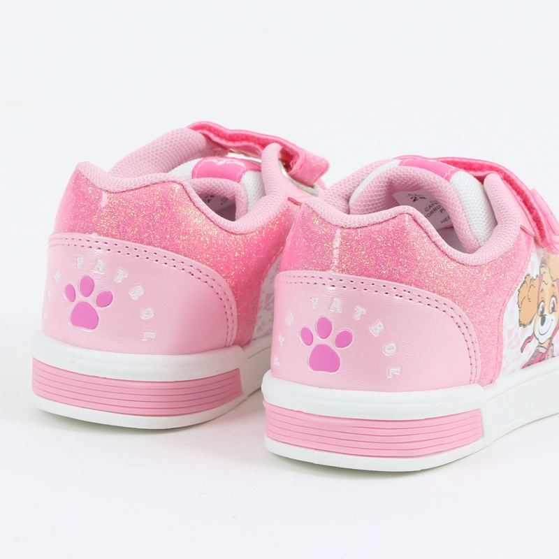 ZAPATILLA LUCES NIÑA BRILLOS SKYE ROSADO PAW PATROL - 3