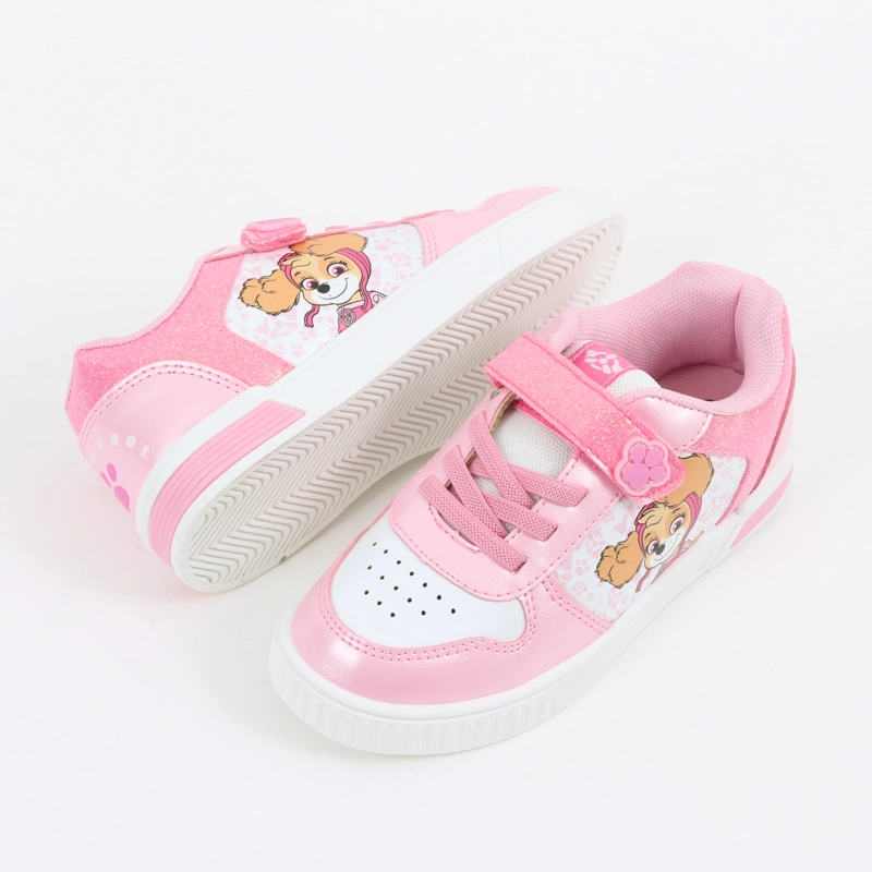 ZAPATILLA LUCES NIÑA BRILLOS SKYE ROSADO PAW PATROL - 4