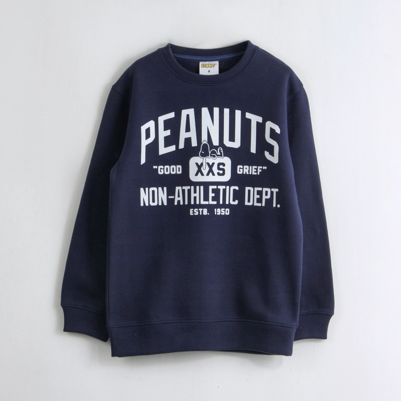 POLERON CERRADO NIÑO ATHLETIC DEPARTMENT AZUL SNOOPY - 1
