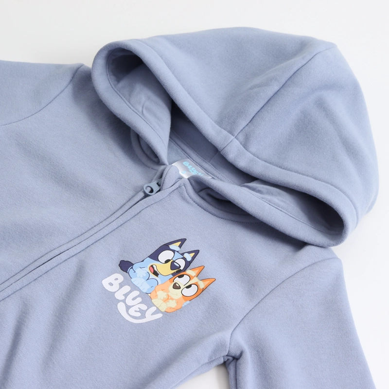 POLERON CIERRE NIÑO HOODIE AZUL BINGO & BLUEY - 3