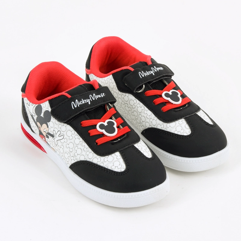 ZAPATILLA LUCES NIÑO MICKEY SALTANDO BLANCO DISNEY - 2