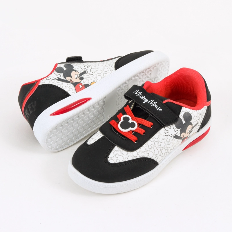 ZAPATILLA LUCES NIÑO MICKEY SALTANDO BLANCO DISNEY - 4