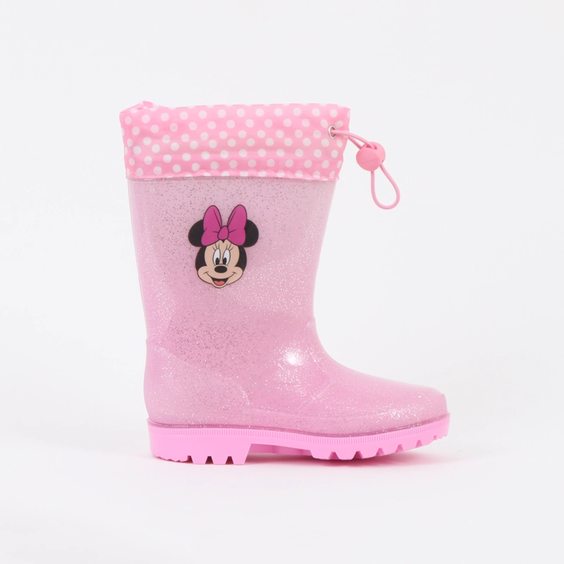 BOTA DE AGUA NIÑA LUNARES MINNIE ROSADO DISNEY - 1