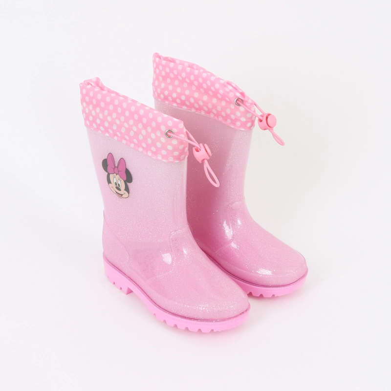 BOTA DE AGUA NIÑA LUNARES MINNIE ROSADO DISNEY - 2