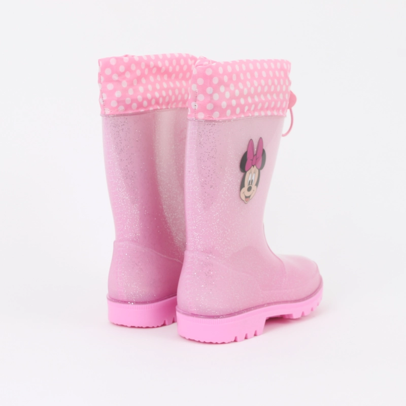 BOTA DE AGUA NIÑA LUNARES MINNIE ROSADO DISNEY - 3