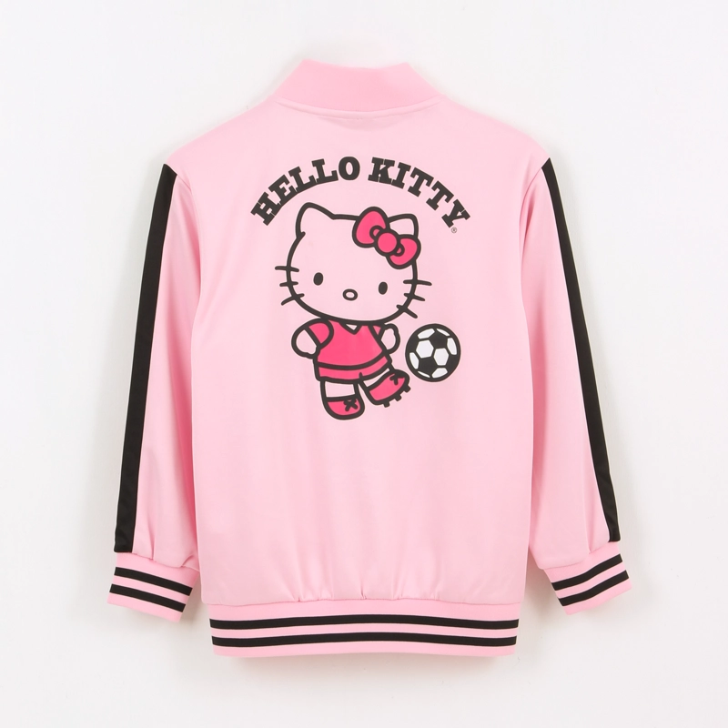 POLERON DEPORTIVO CIERRE NIÑA FUTBOL ROSADO HELLO KITTY - 2