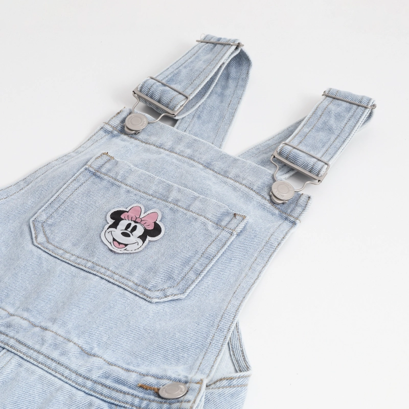 JARDINERA NIÑA DENIM MINNIE AZUL DISNEY - 3