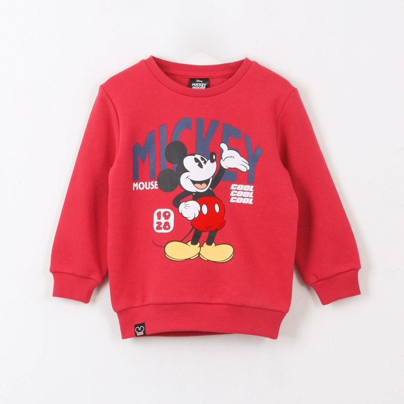 POLERON CERRADO NIÑO MICKEY MOUSE CLASSIC ROJO DISNEY - 1