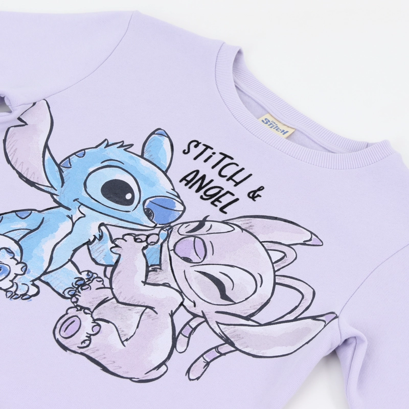 CONJUNTO BUZO NIÑA LILO & STITCH LILA DISNEY - 3