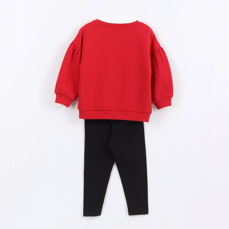 CONJUNTO NIÑA CINTAS MINNIE MOUSE ROJO DISNEY - 2