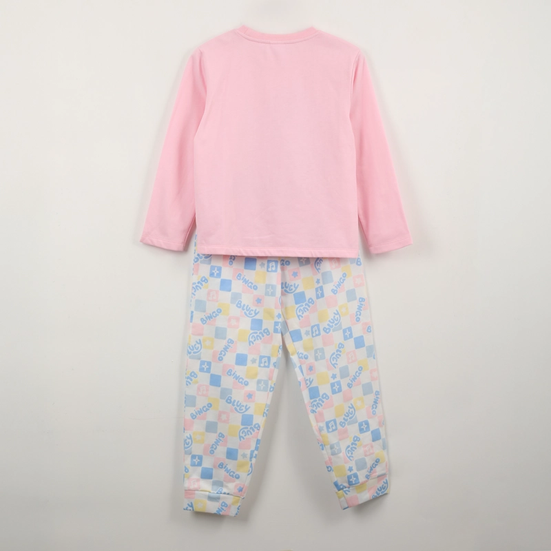 PIJAMA MANGA LARGA NIÑA SHAKE IT ROSADO BINGO & BLUEY - 2