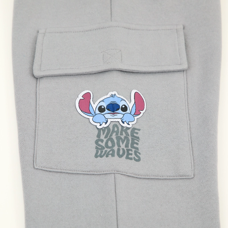PANTALON DE BUZO NIÑA CARGO LILO & STITCH GRIS DISNEY - 4