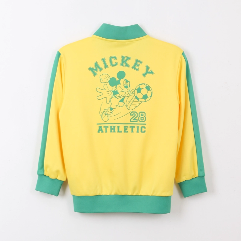 POLERON DEPORTIVO CIERRE NIÑO FUTBOL MICKEY AMARILLO DISNEY - 2