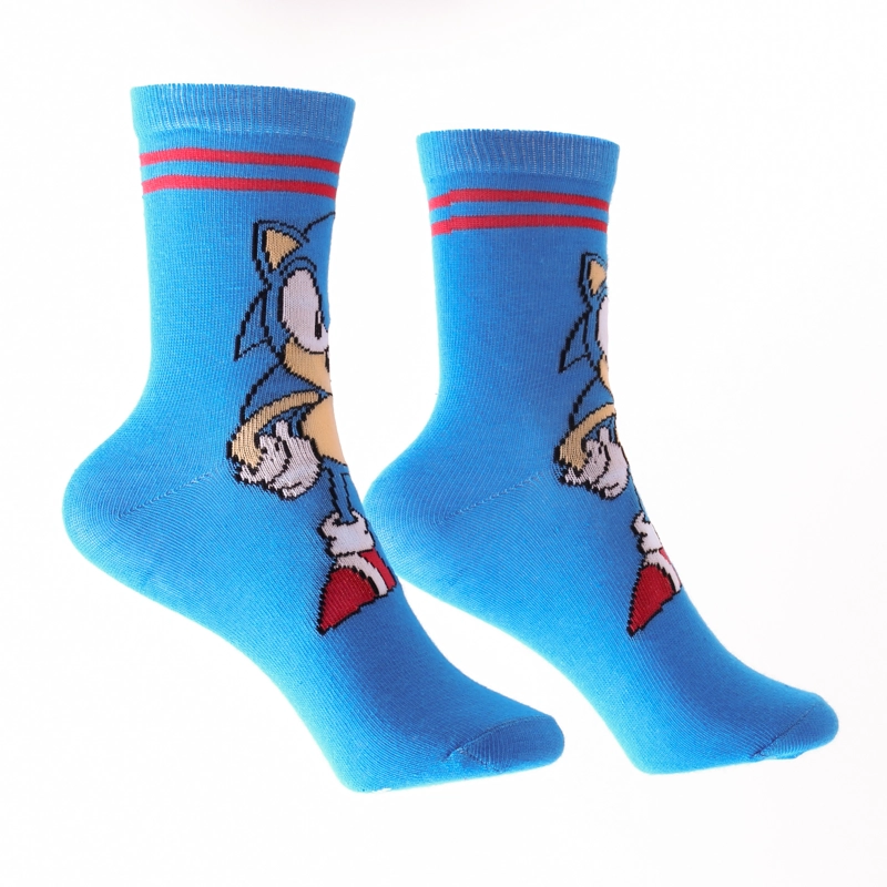 BIPACK CALCETINES NIÑO FULL PRINT AZUL SONIC - 3