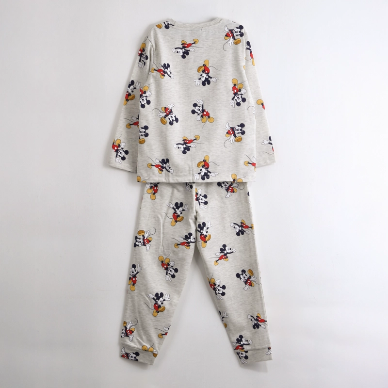 PIJAMA MANGA LARGA NIÑO FULL PRINT MICKEY GRIS DISNEY - 2