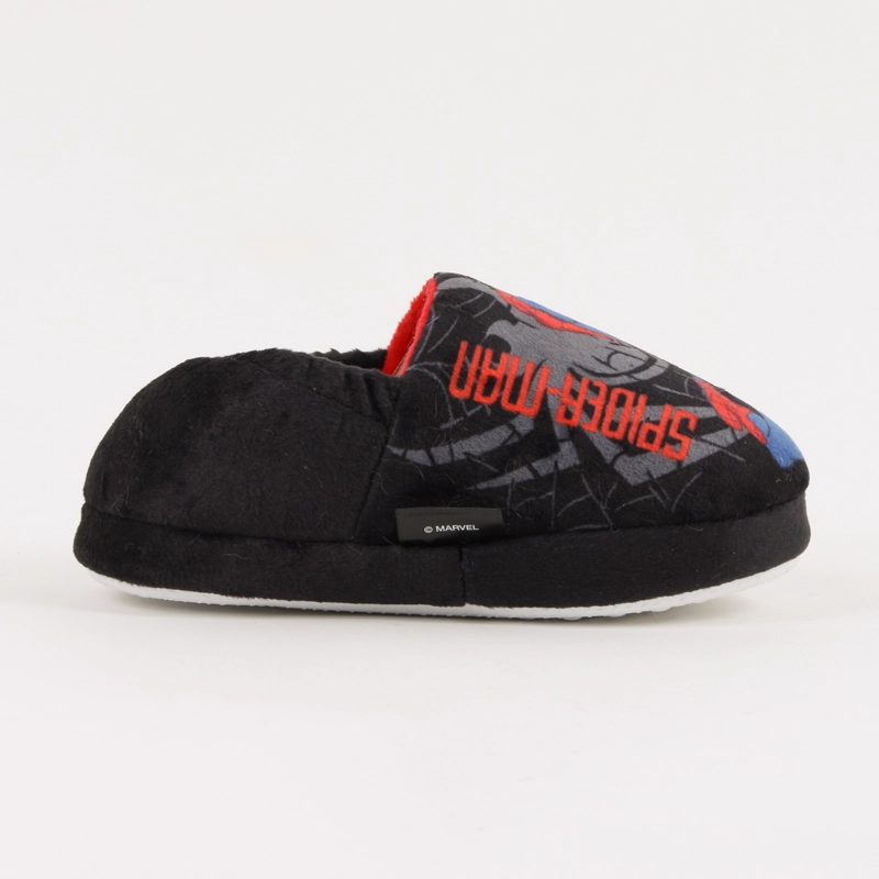 PANTUFLA NIÑO WEBB SWING SPIDERMAN NEGRO MARVEL - 1