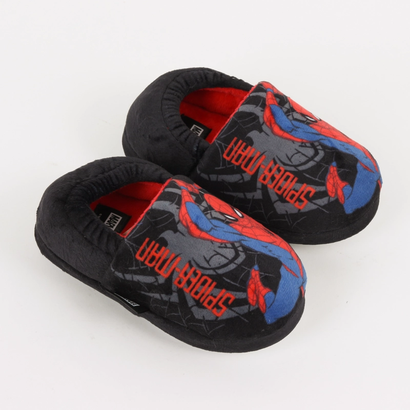 PANTUFLA NIÑO WEBB SWING SPIDERMAN NEGRO MARVEL - 2